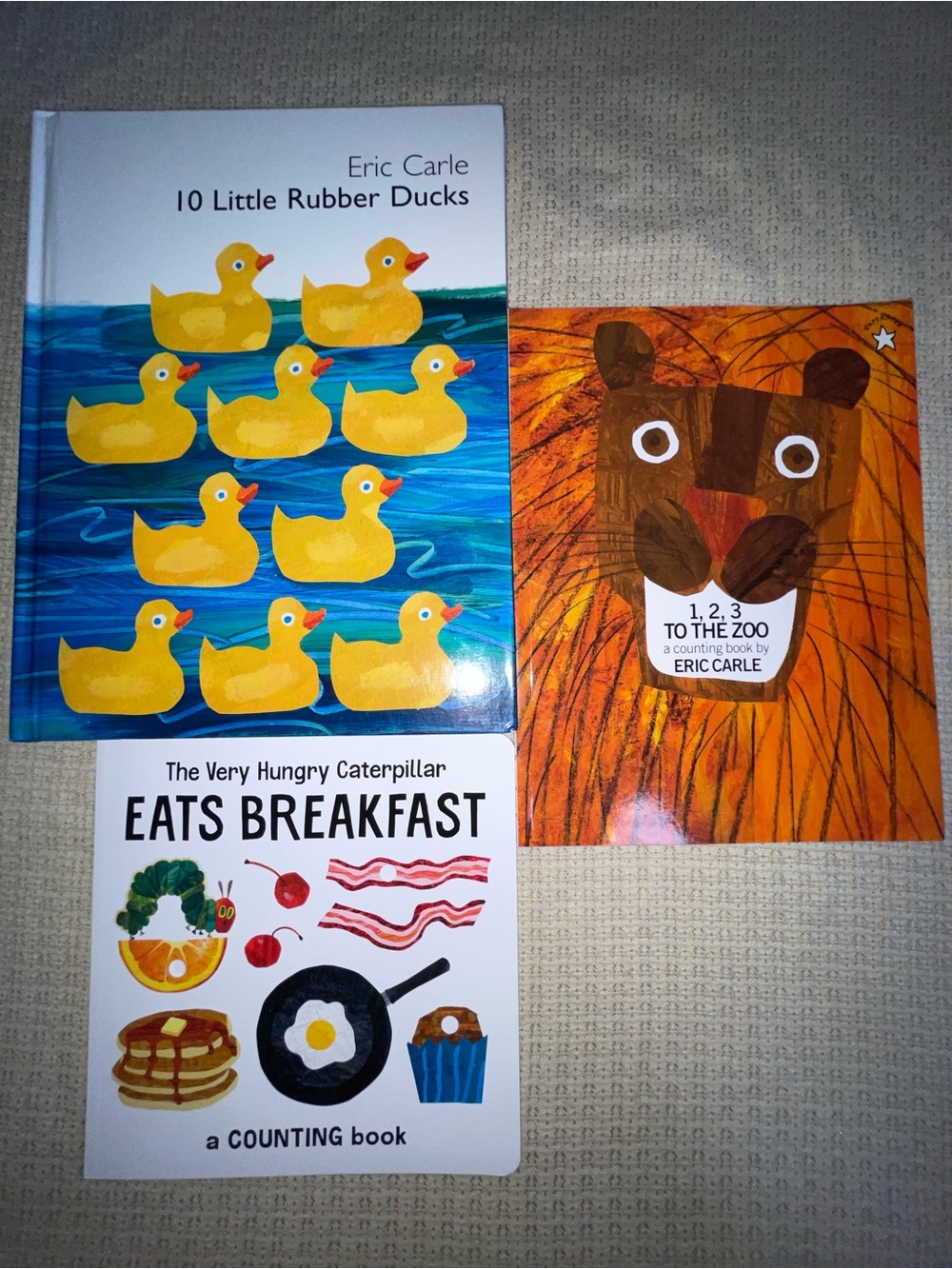 Eric Carle Counting Book Set of 3